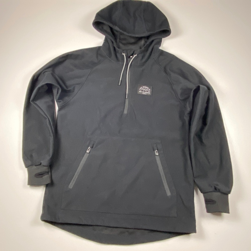 Saga Outerwear Co Riding Pullover Hoodie Softshell Ski Snowboard Mens Medium